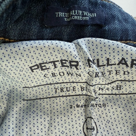 Peter Millar Crown Crafted True Blue Tailored Fit Five Pocket Jeans 32x30 1671 - Picture 3 of 4